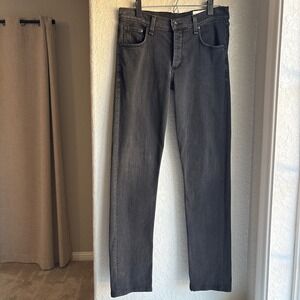 Rag & Bone Mens 30 Jeans Fit 2 Slim Black Standard Issue Button Fly Made in USA